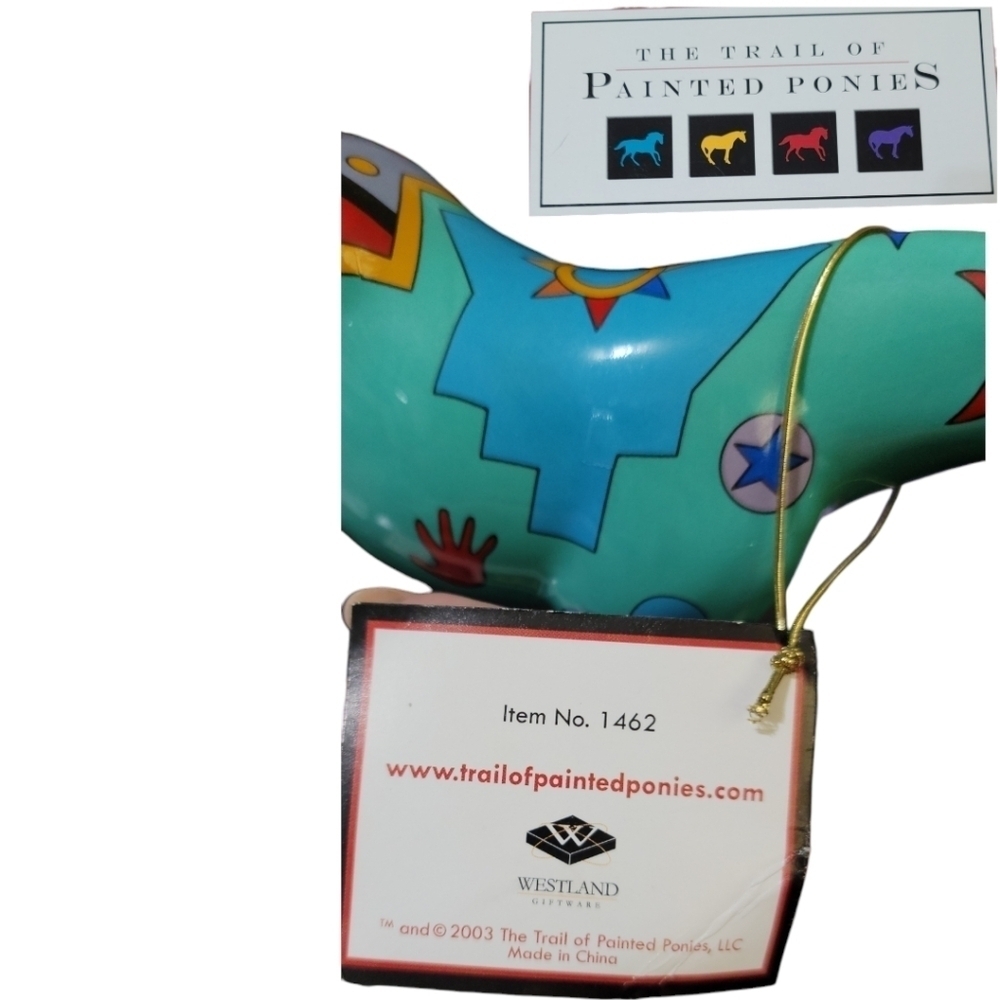 TRAIL of PAINTED PONIES Spirit War Pony # 1462 Ceramic 1st Edition Excellent - Picture 5 of 8